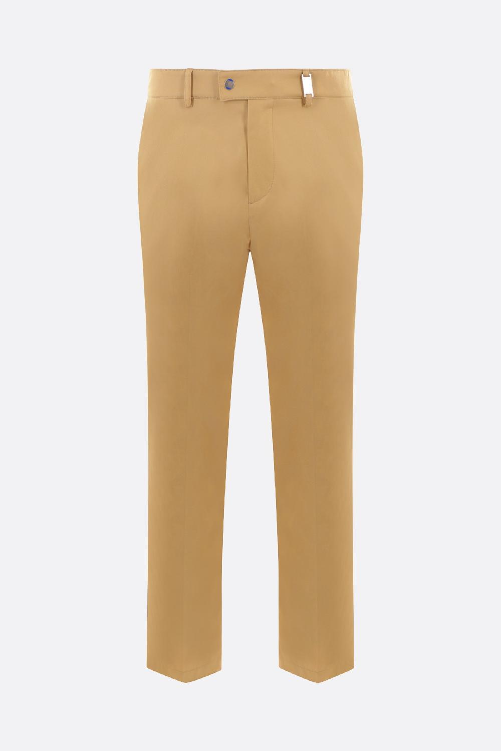 BURBERRY pantalone chino in twill di cotone