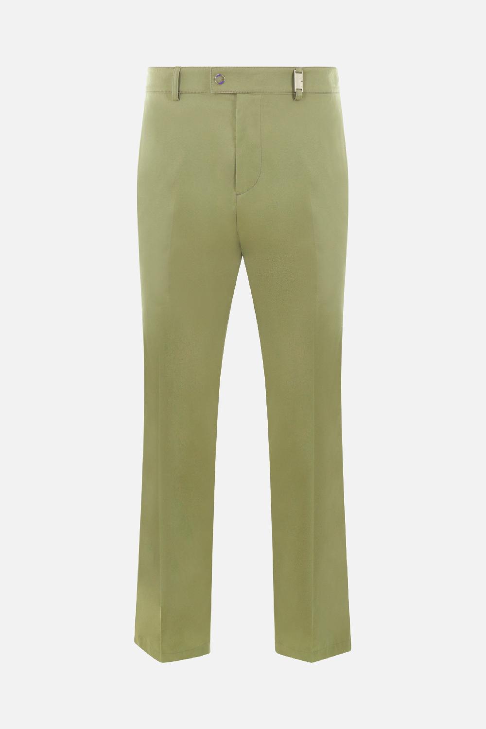BURBERRY pantalone chino in twill di cotone