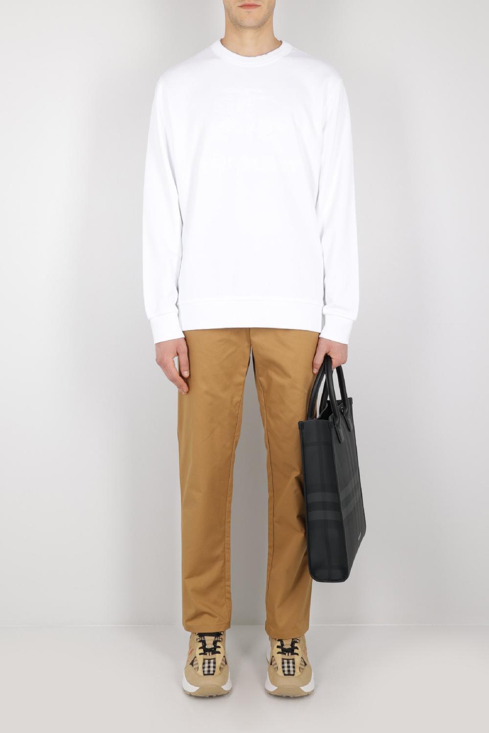 BURBERRY Pantalone Denton In Gabardine