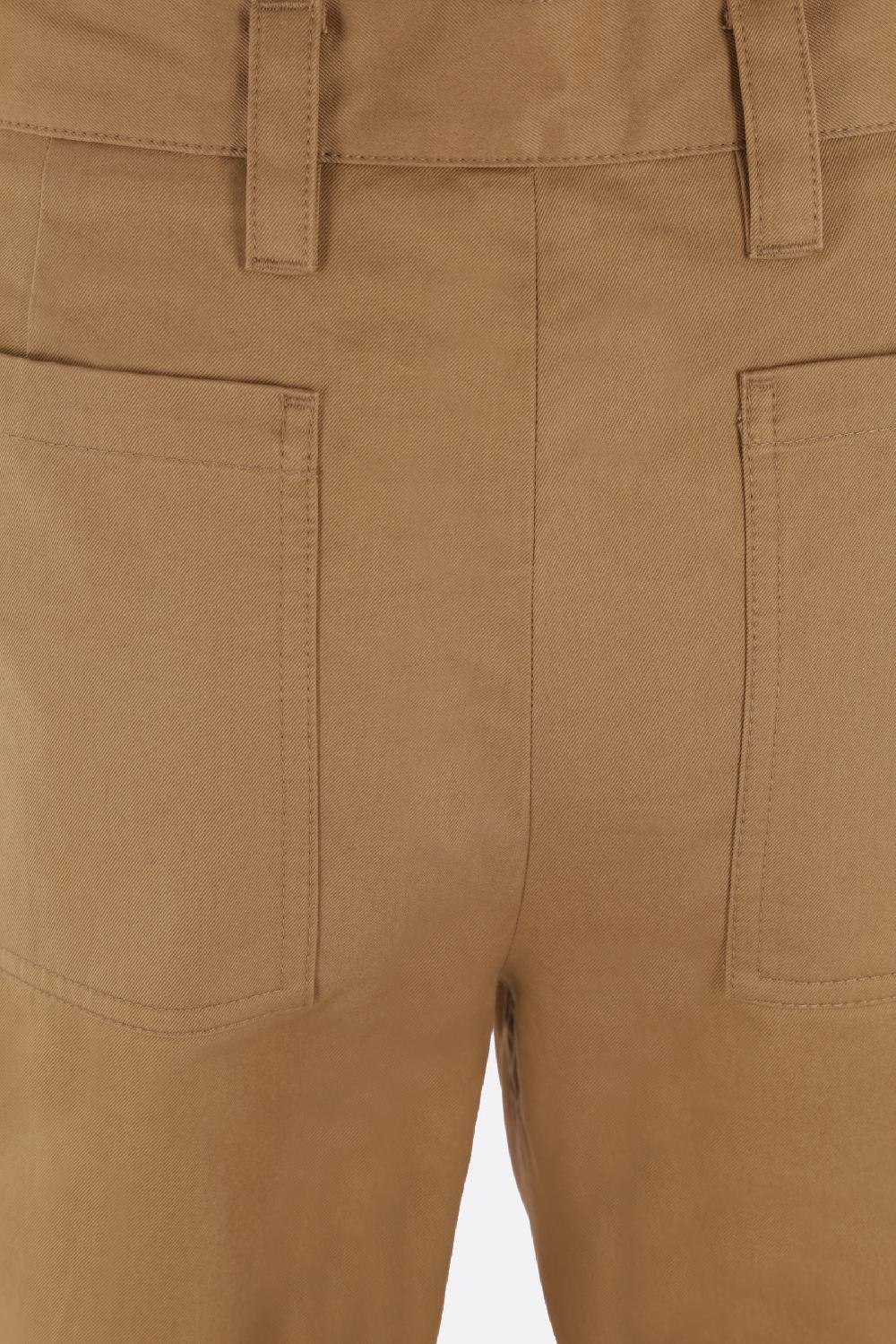 BURBERRY Pantalone Denton In Gabardine