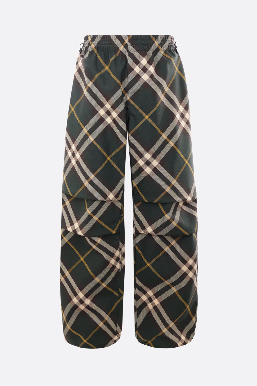 BURBERRY pantalone in twill Check