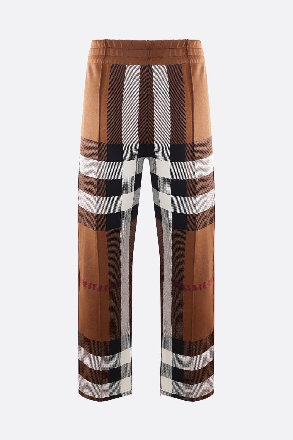 BURBERRY Pantalone Josiah In Misto Viscosa