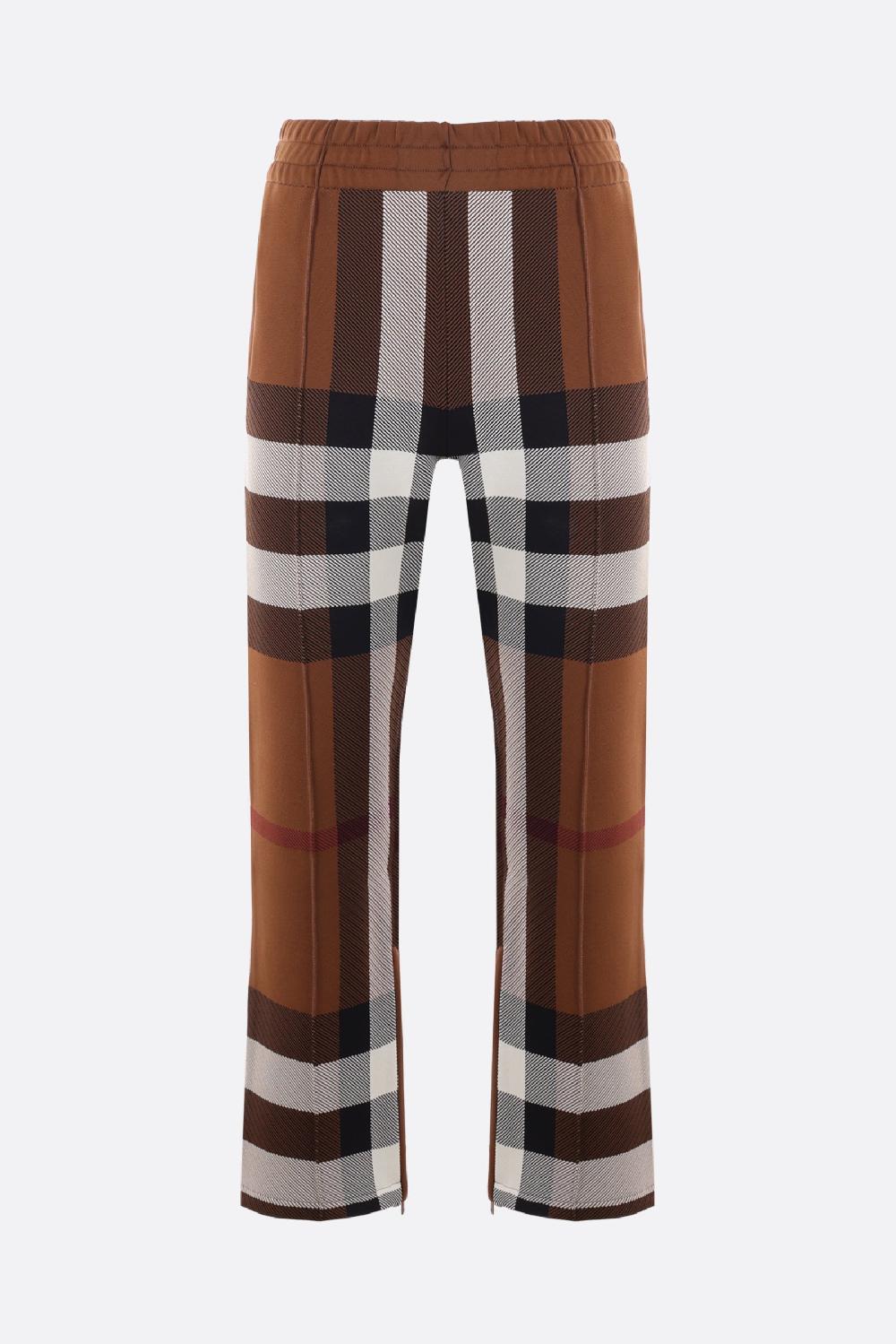 BURBERRY pantalone Josiah in misto viscosa