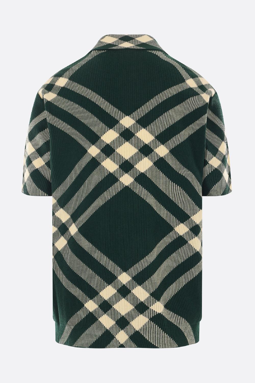BURBERRY Polo In Maglia Check