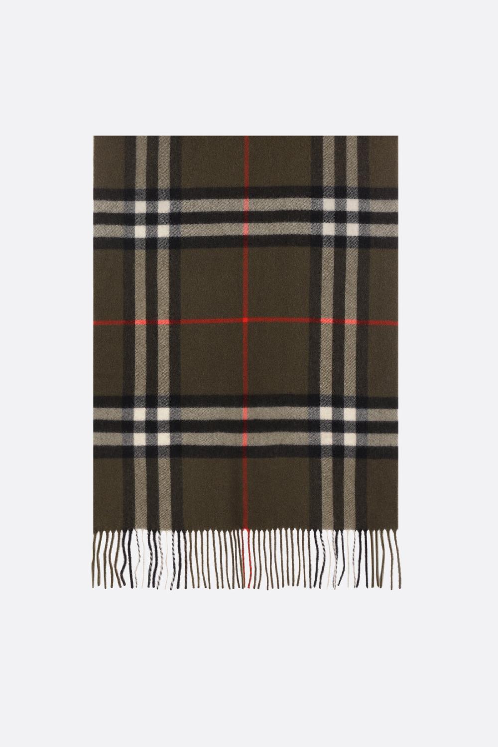 BURBERRY sciarpa in cashmere Check