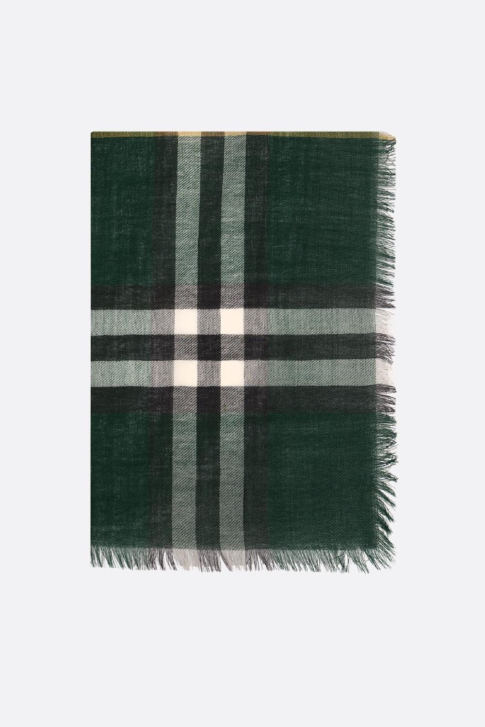 BURBERRY sciarpa in lana Check