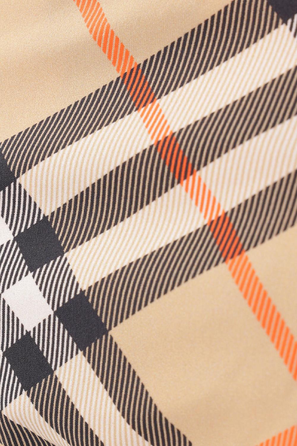 BURBERRY Slip Bikini In Nylon Stretch Check