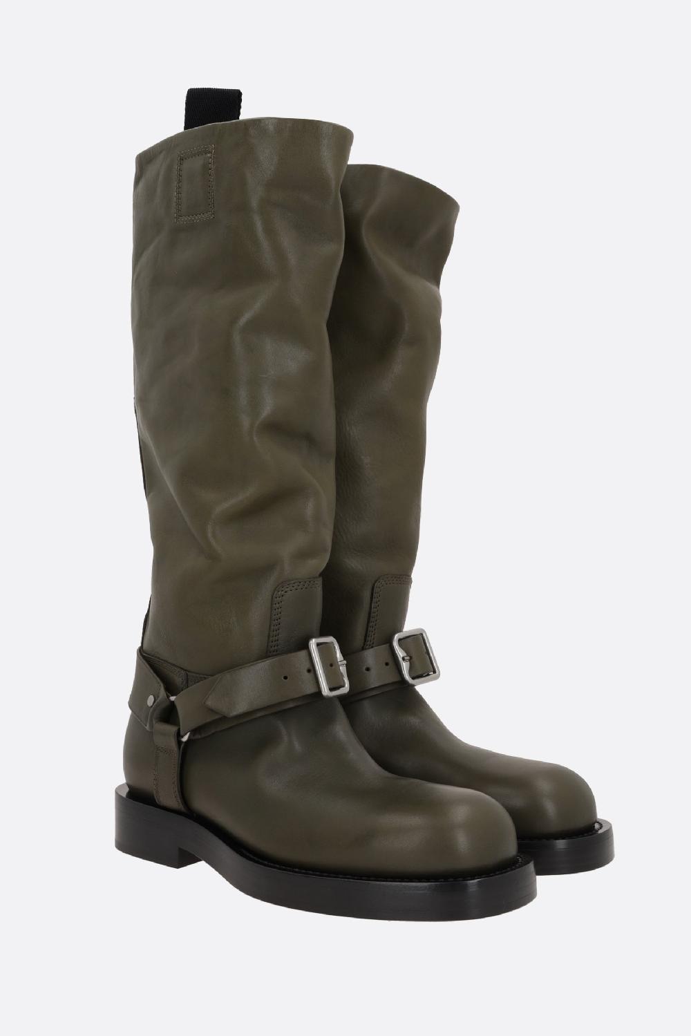 BURBERRY Stivale Saddle In Pelle Liscia