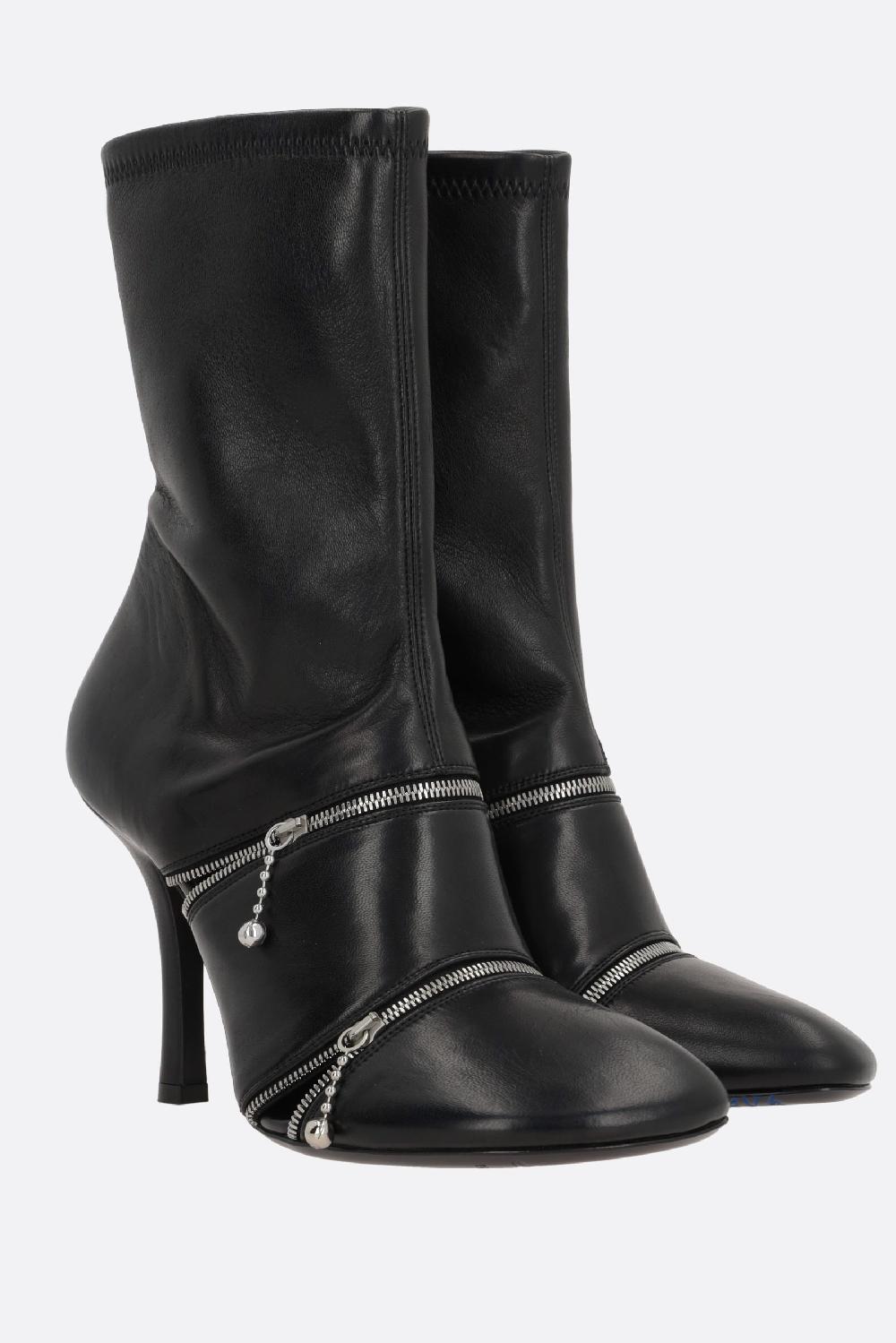 BURBERRY Stivaletto Peep In Nappa