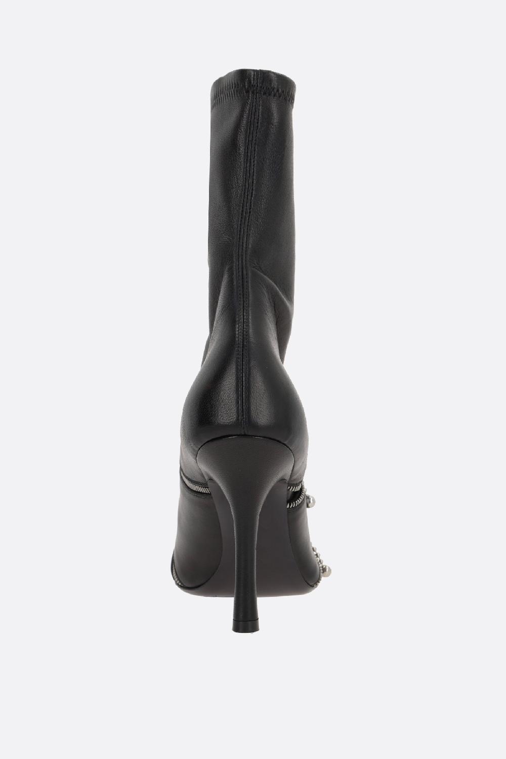 BURBERRY Stivaletto Peep In Nappa