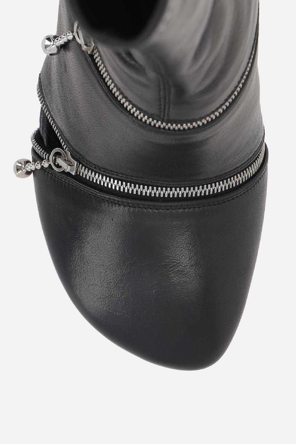 BURBERRY Stivaletto Peep In Nappa