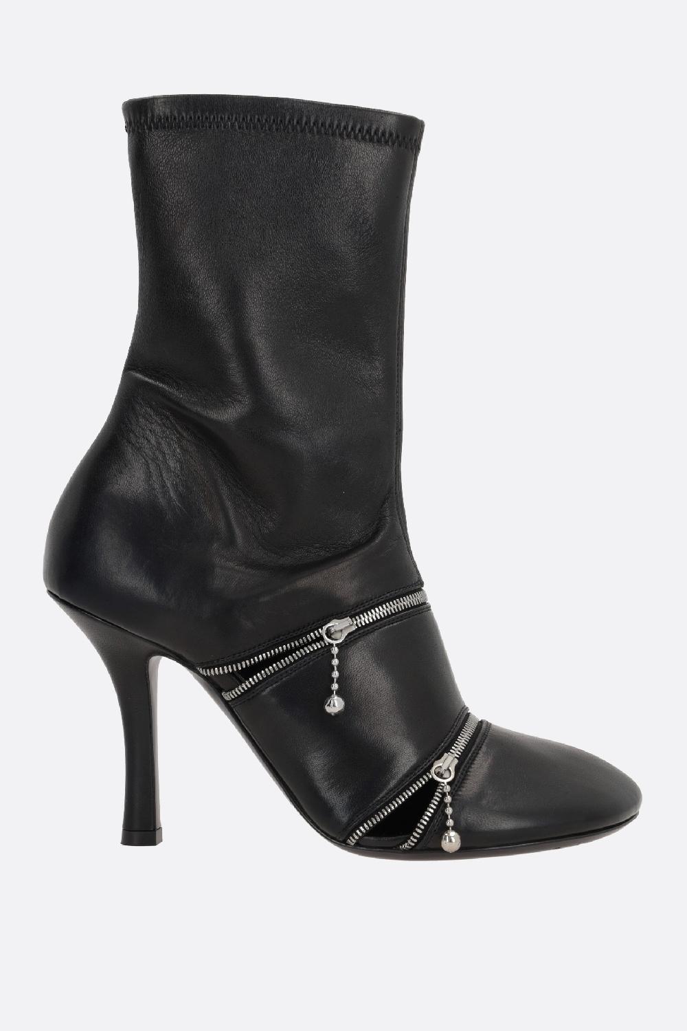 BURBERRY stivaletto Peep in nappa