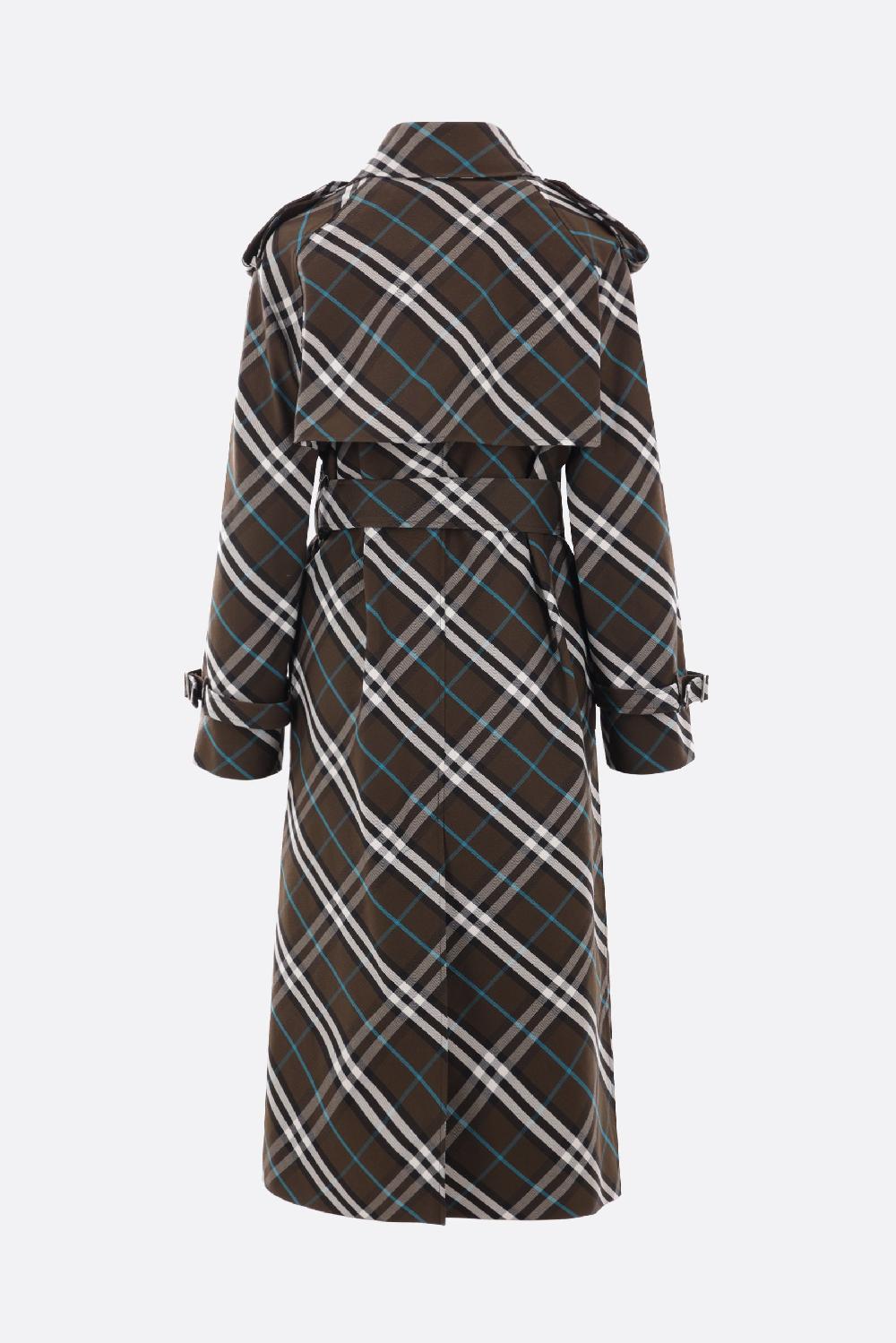 BURBERRY Trench Doppiopetto In Twill Check