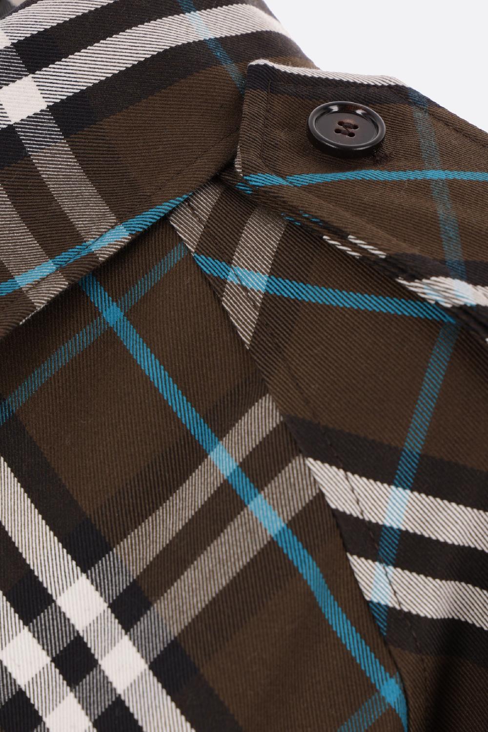 BURBERRY Trench Doppiopetto In Twill Check