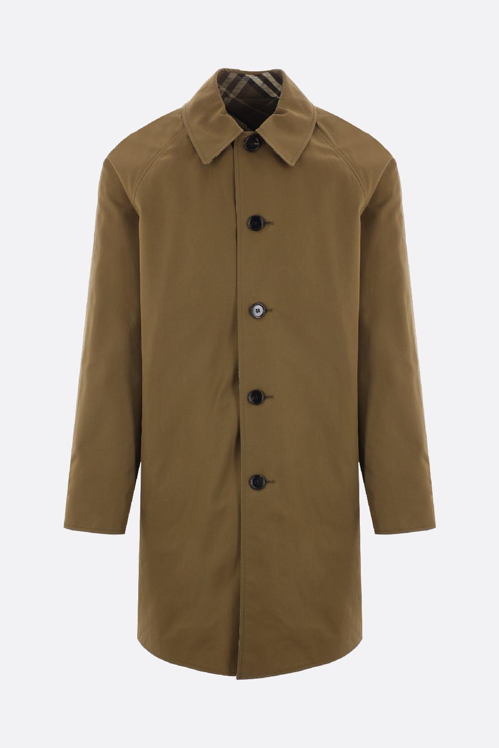 BURBERRY trench reversibile in gabardine