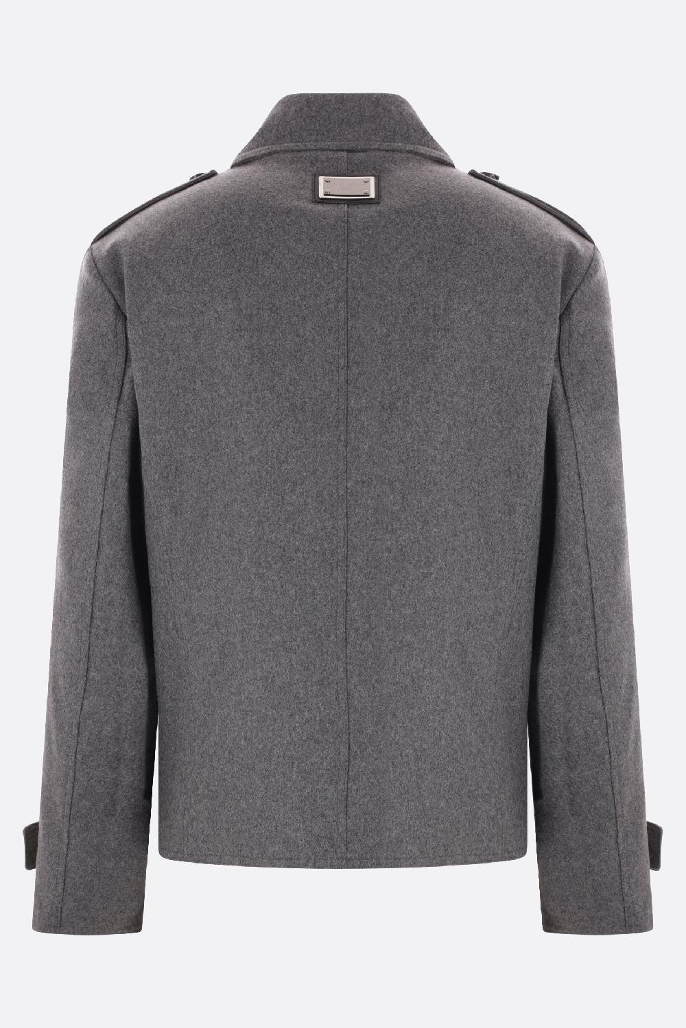 DOLCE & GABBANA Caban Doppiopetto In Misto Lana E Cashmere