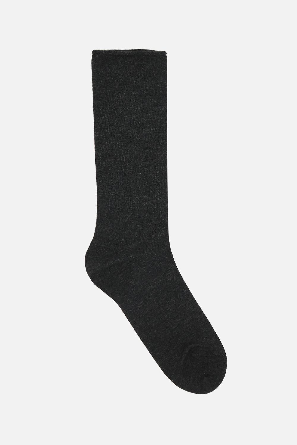 BRUNELLO CUCINELLI Calze In Maglia Di Cashmere Stretch