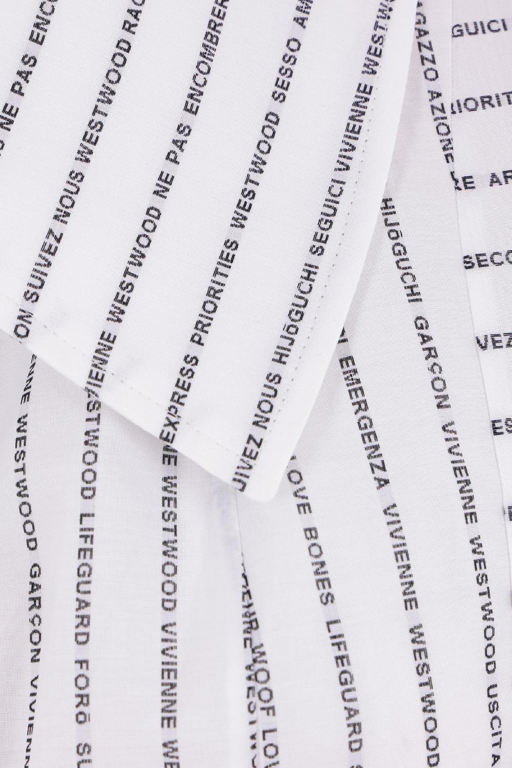 VIVIENNE WESTWOOD Camicia A Maniche Corte Bagatelle In Popeline Stampato