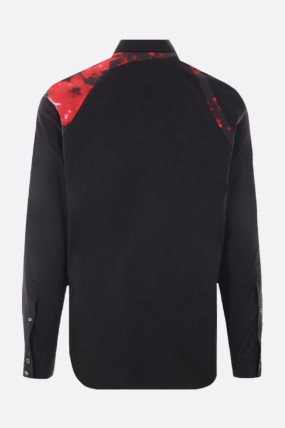 ALEXANDER McQUEEN Camicia Harness Wax Flower In Popeline