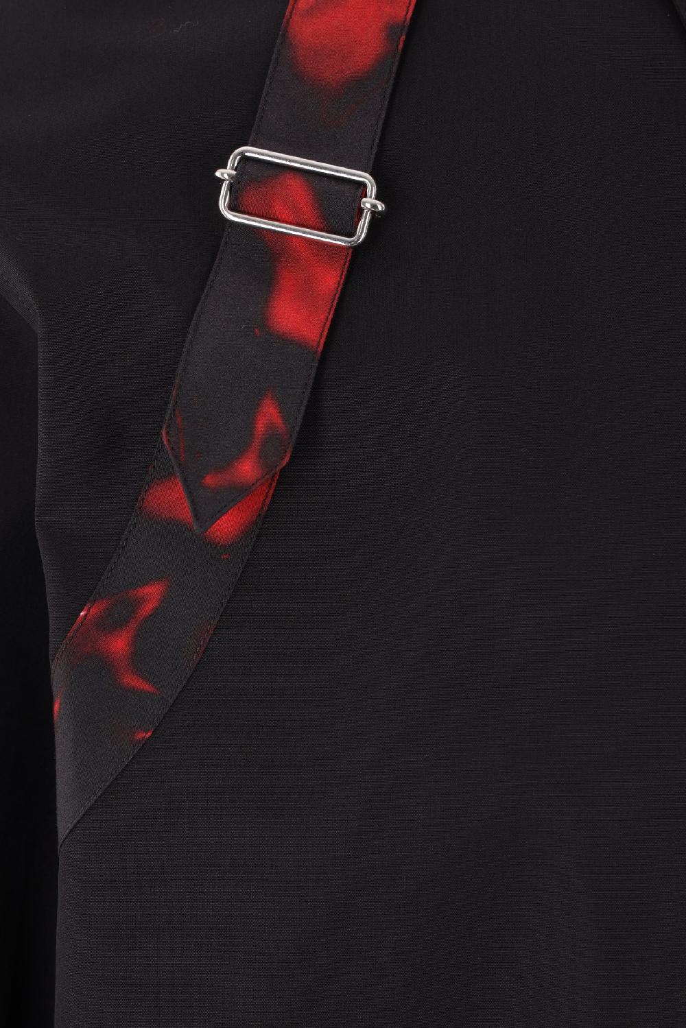 ALEXANDER McQUEEN Camicia Harness Wax Flower In Popeline