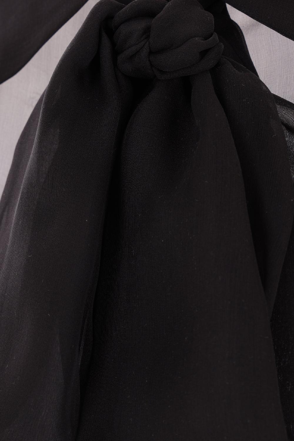 VALENTINO GARAVANI Camicia In Chiffon Con Lavallière