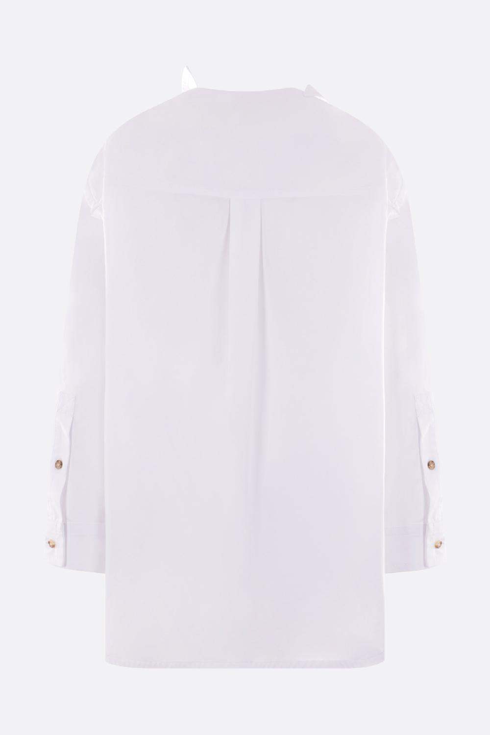 BOTTEGA VENETA Camicia In Cotone Compatto Con Dettagli Annodati