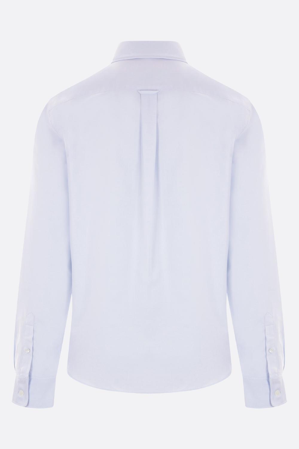 MAISON KITSUNÉ Camicia In Oxford Patch Logo Mini Fox Head