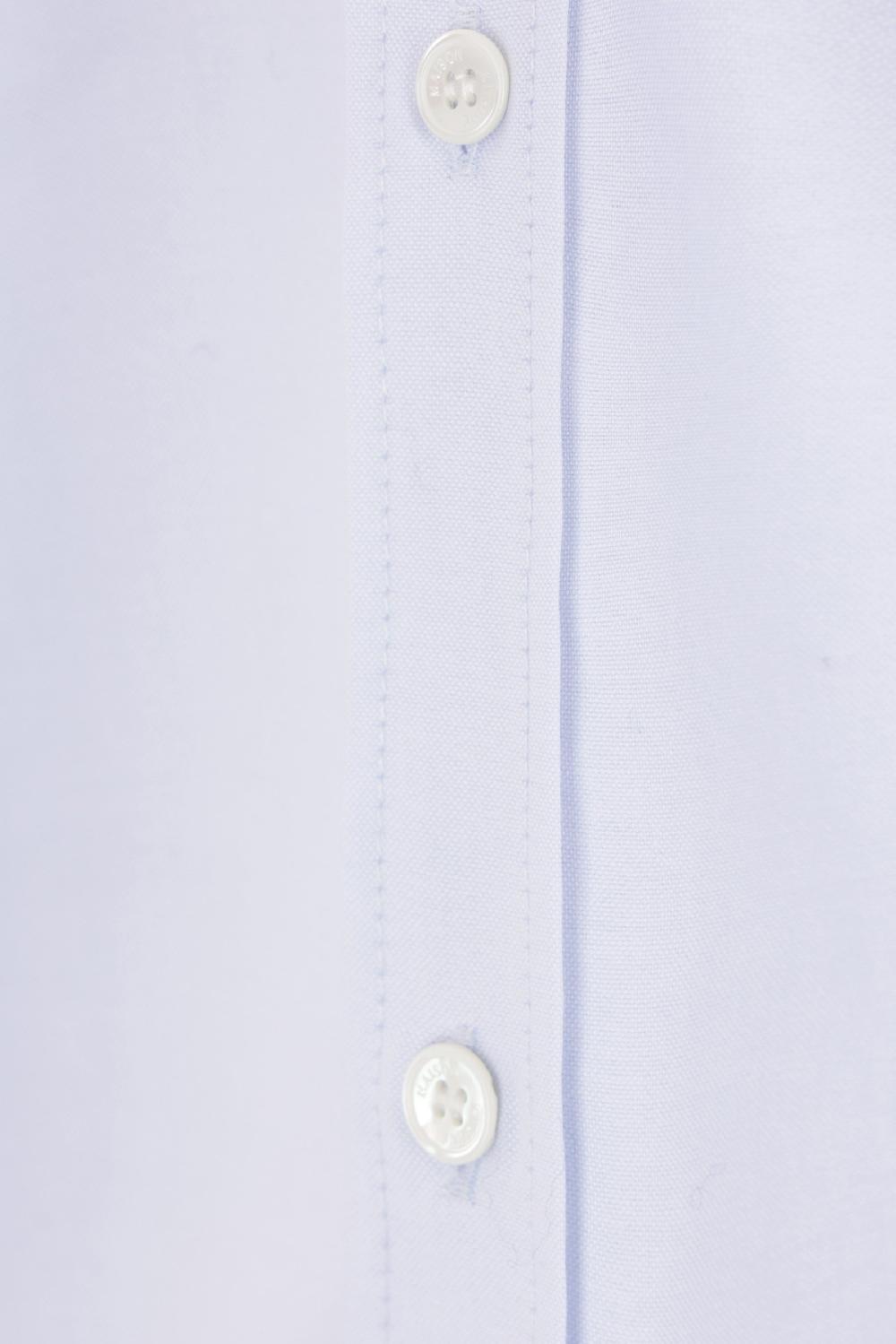 MAISON KITSUNÉ Camicia In Oxford Patch Logo Mini Fox Head