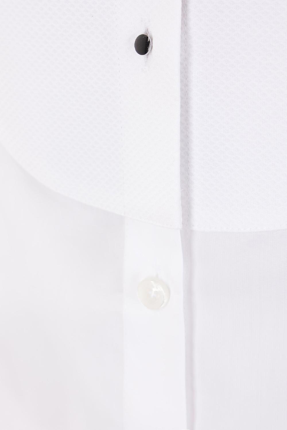 DOLCE & GABBANA Camicia In Popeline Con Plastron In Piquet