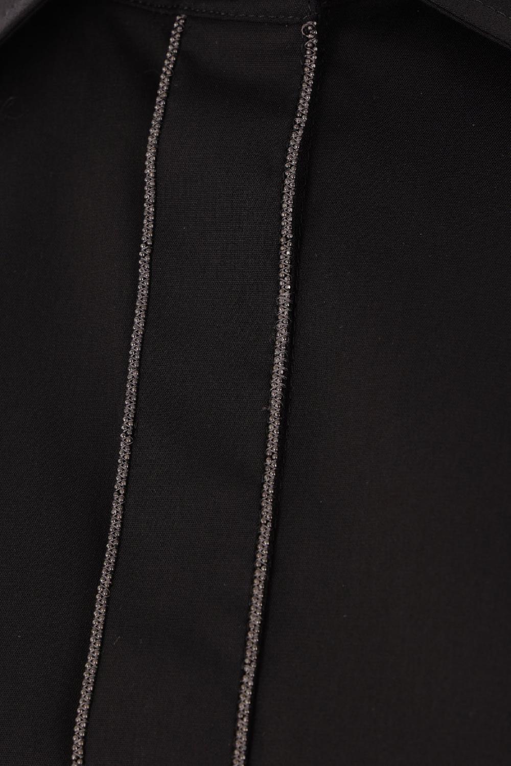 BRUNELLO CUCINELLI Camicia In Popeline E Seta Crispy Con Shiny Trims