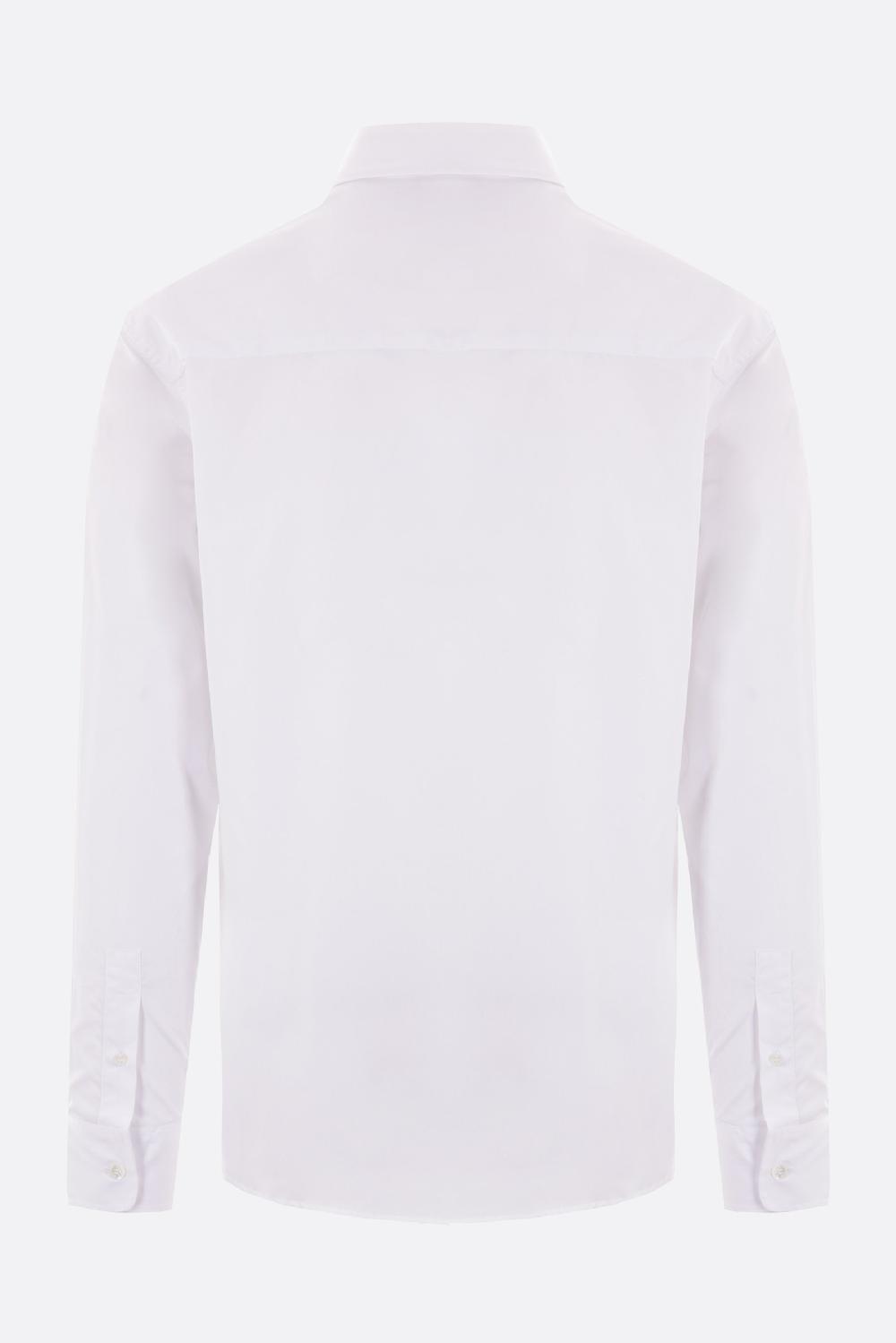 MAISON KITSUNÉ Camicia In Popeline Patch Contour Fox Head