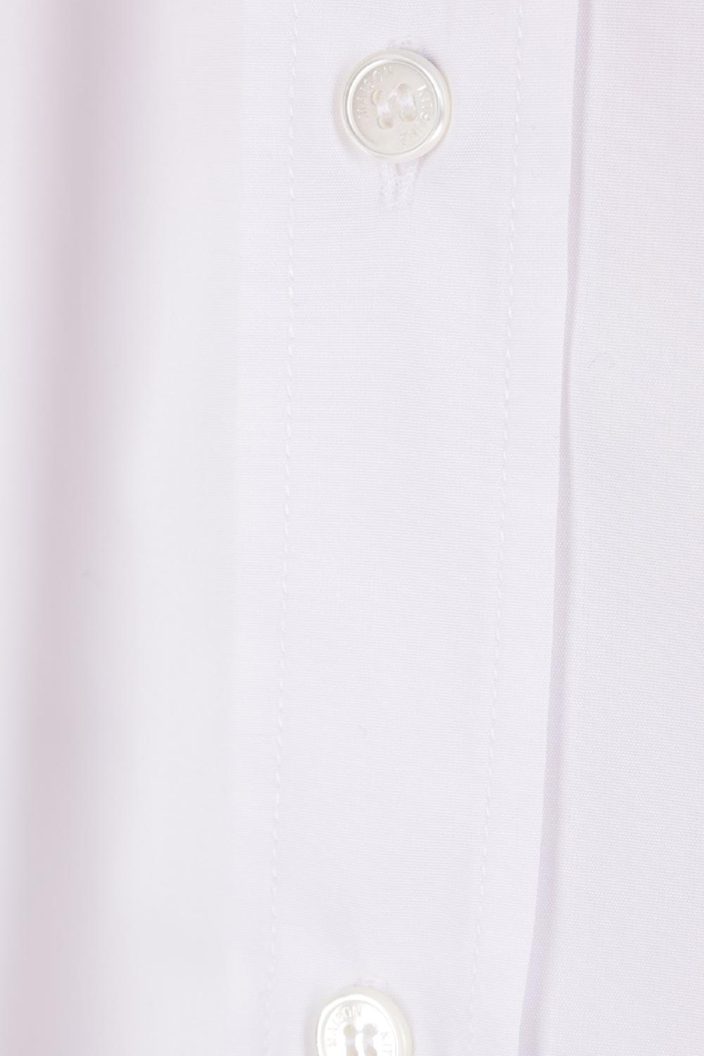 MAISON KITSUNÉ Camicia In Popeline Patch Contour Fox Head