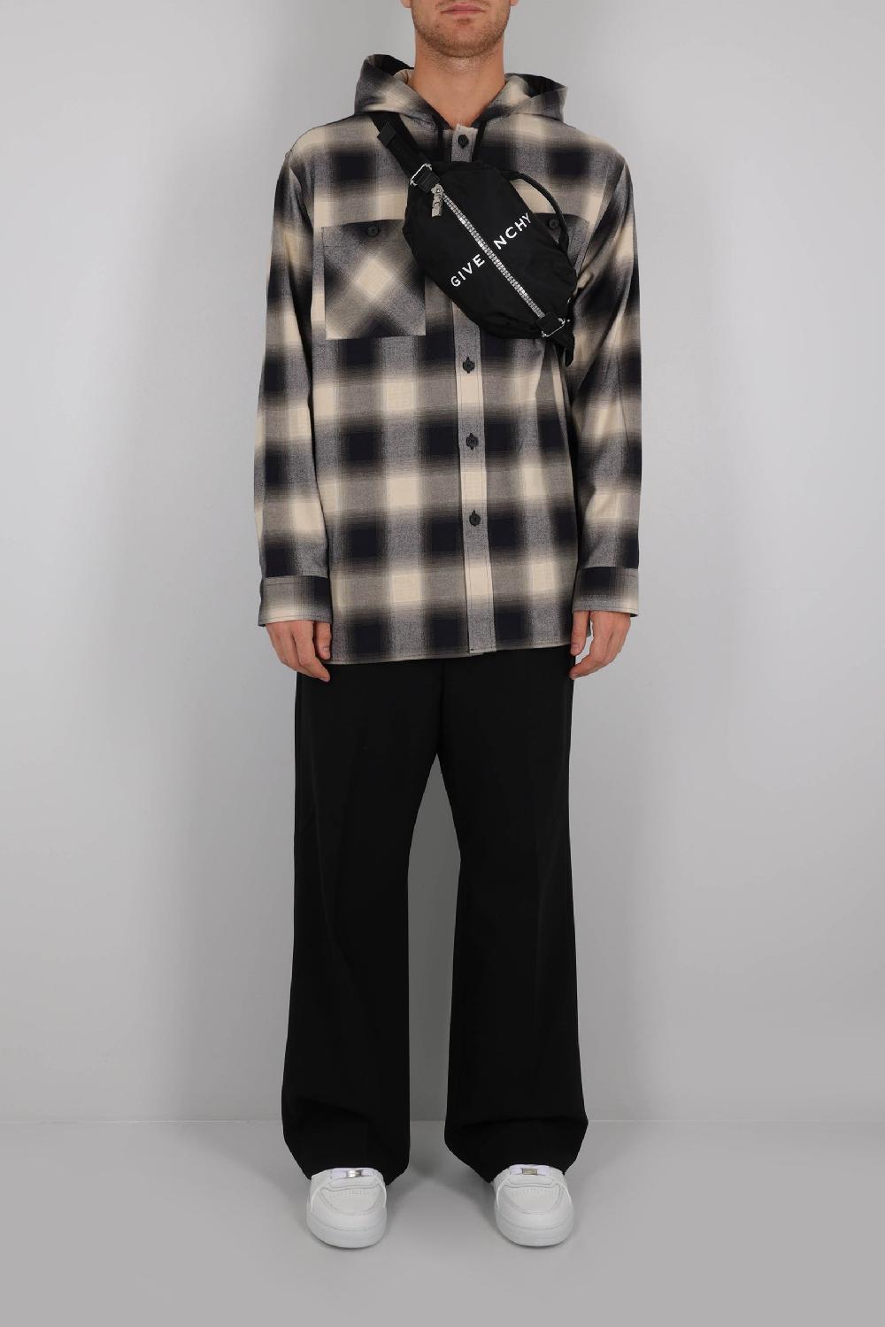 GIVENCHY Camicia Oversize Con Cappuccio In Flanella
