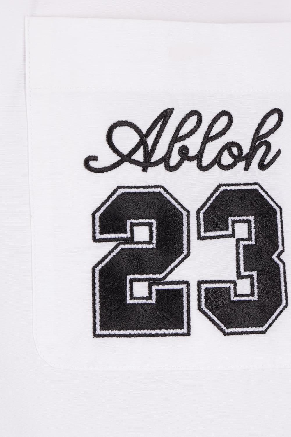 OFF WHITE Camicia Oversize In Popeline Ricamo Logo 23