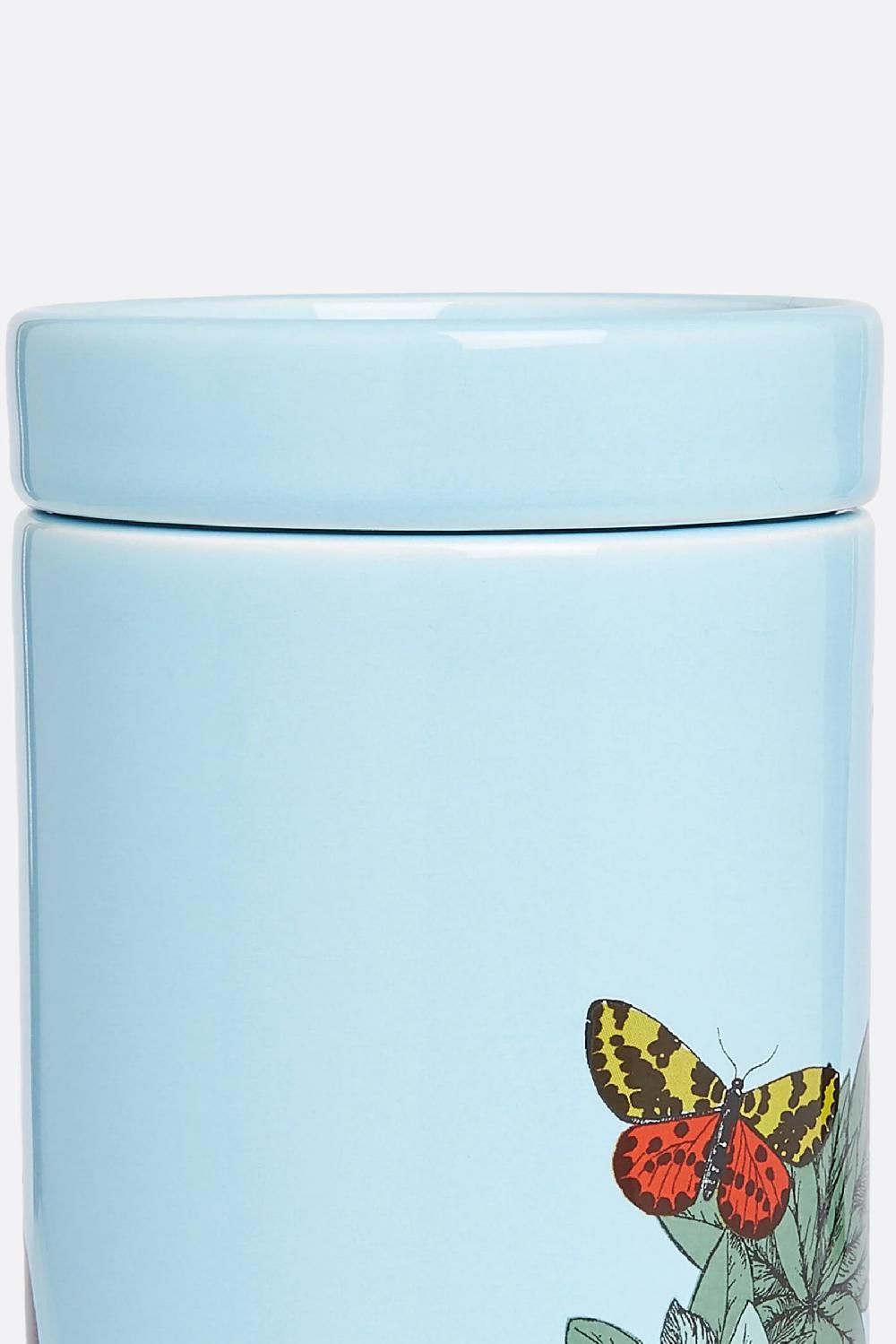 FORNASETTI Candela Profumata Nel Mentre Con Decoro Farfalle E Balaustra