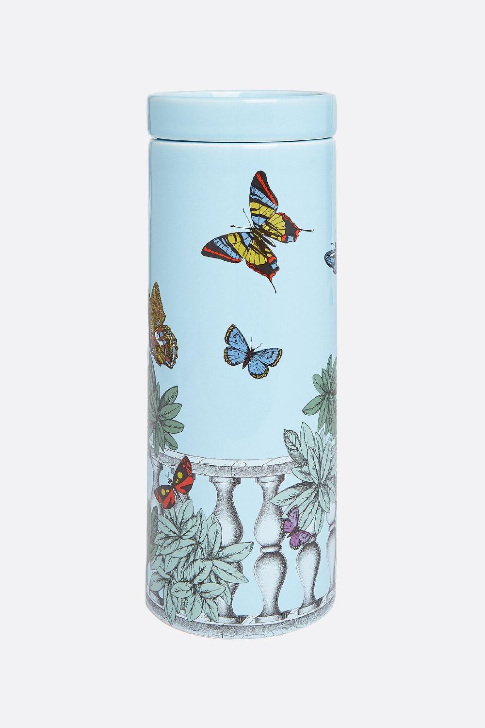 FORNASETTI candela profumata Nel Mentre con Decoro Farfalle e Balaustra