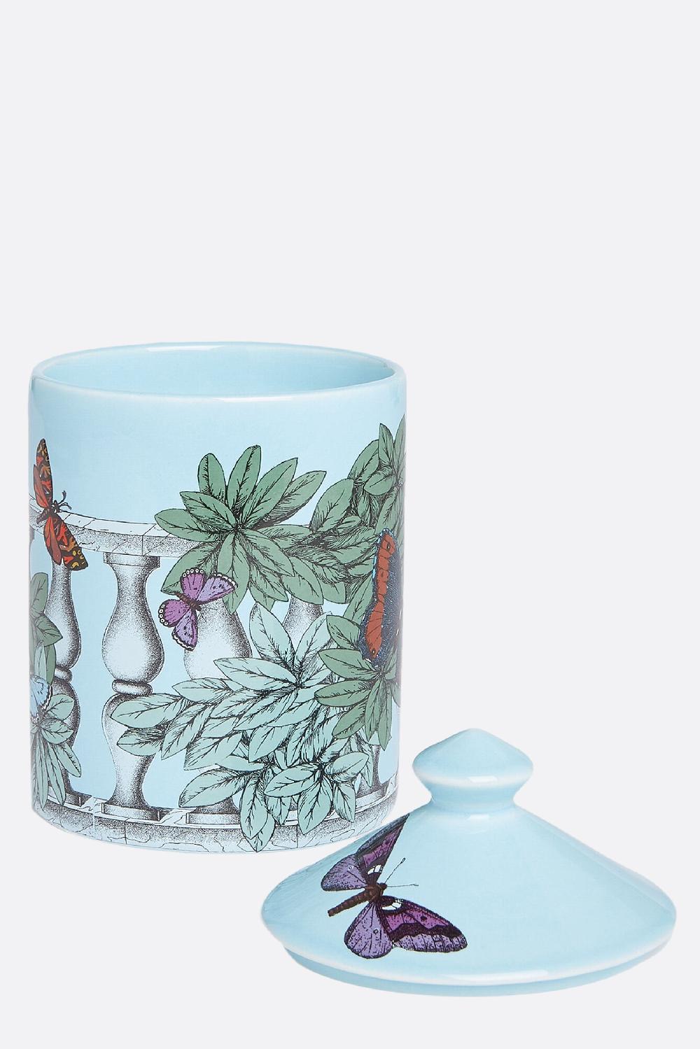 FORNASETTI Candela Profumata Se Poi Con Decoro Farfalle E Balaustra