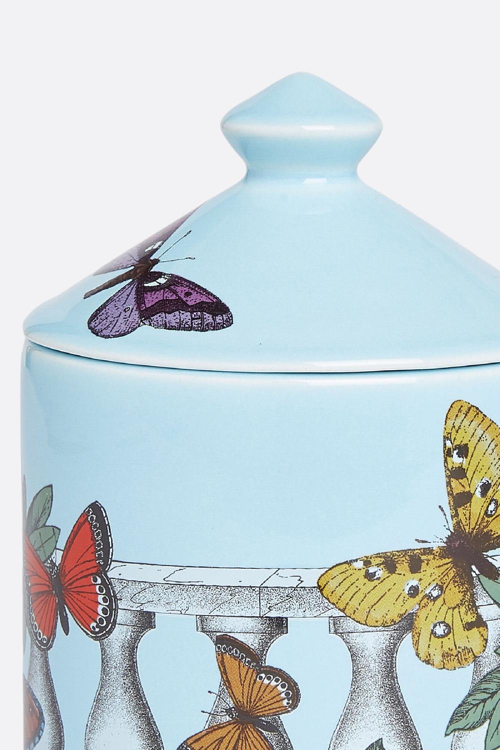 FORNASETTI Candela Profumata Se Poi Con Decoro Farfalle E Balaustra
