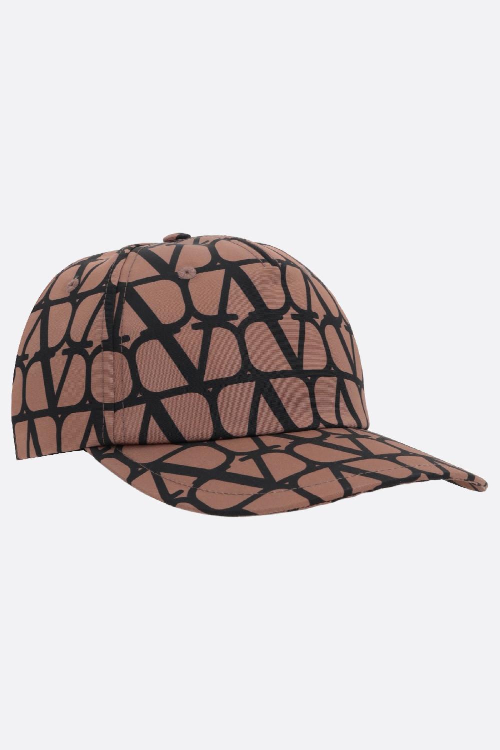 VALENTINO GARAVANI Cappello Baseball Toile Iconographe In Faille