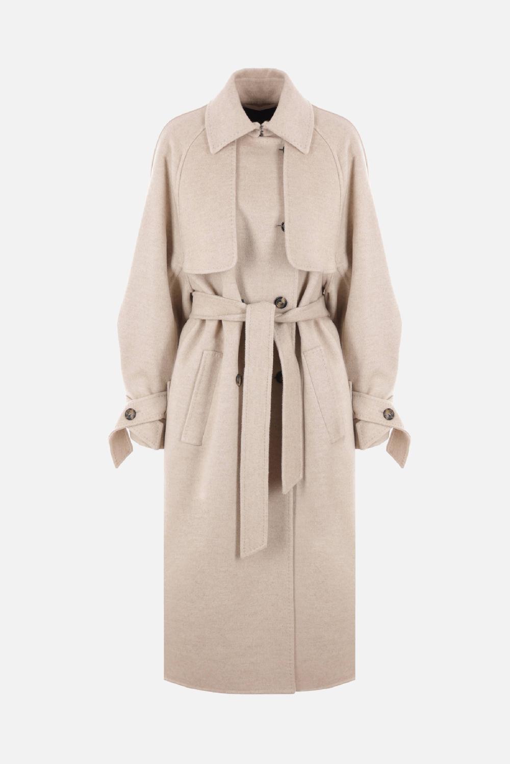 MAX MARA ATELIER cappotto doppiopetto Falcone in cashmere