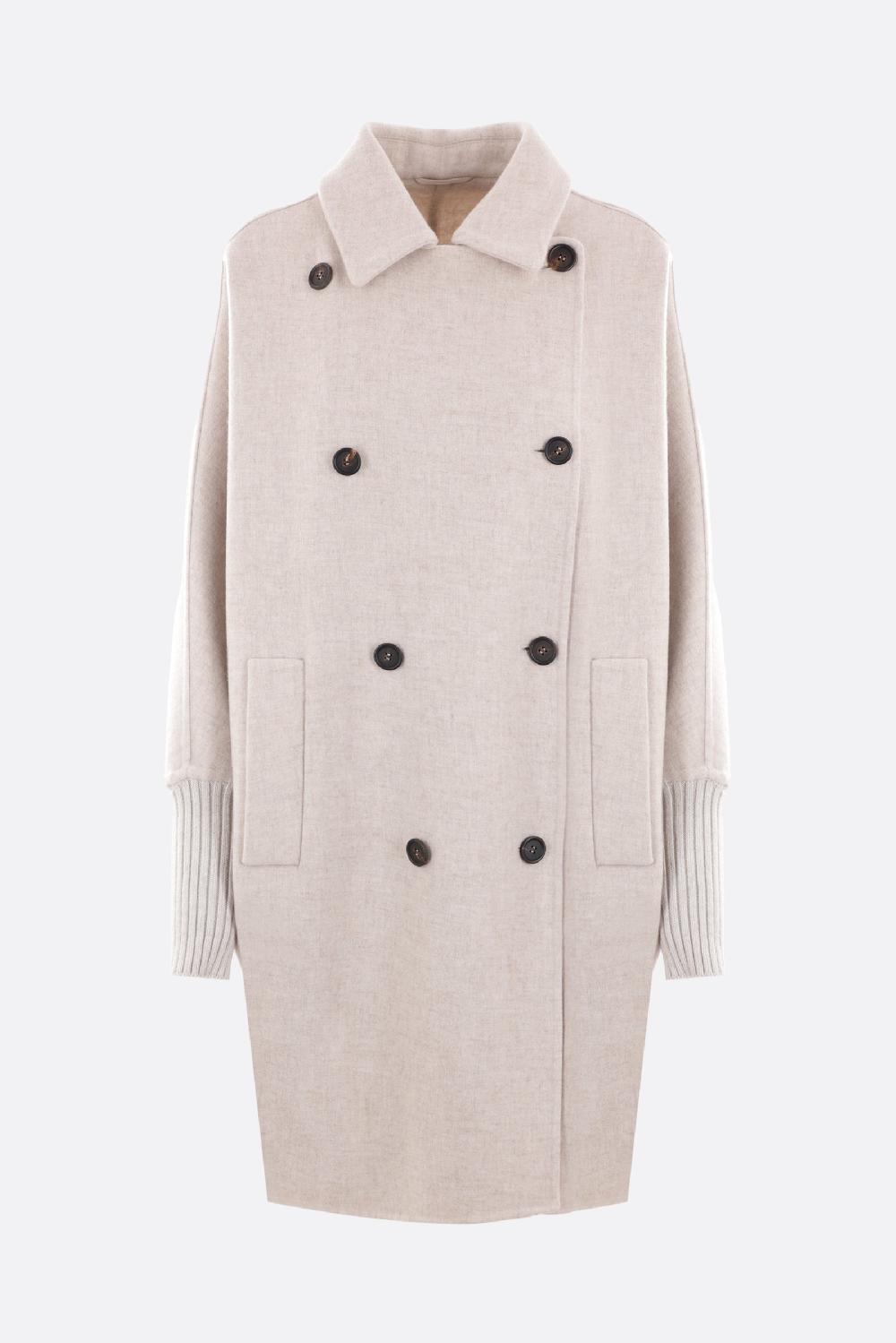 BRUNELLO CUCINELLI cappotto doppiopetto in cashmere