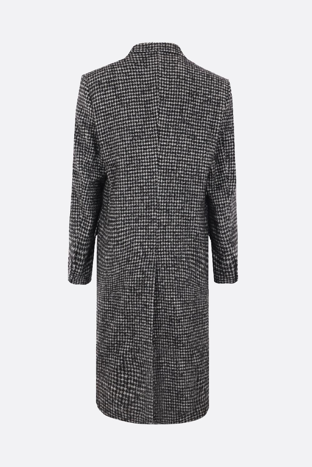 DOLCE & GABBANA Cappotto Doppiopetto In Misto Lana Pied-de-poule