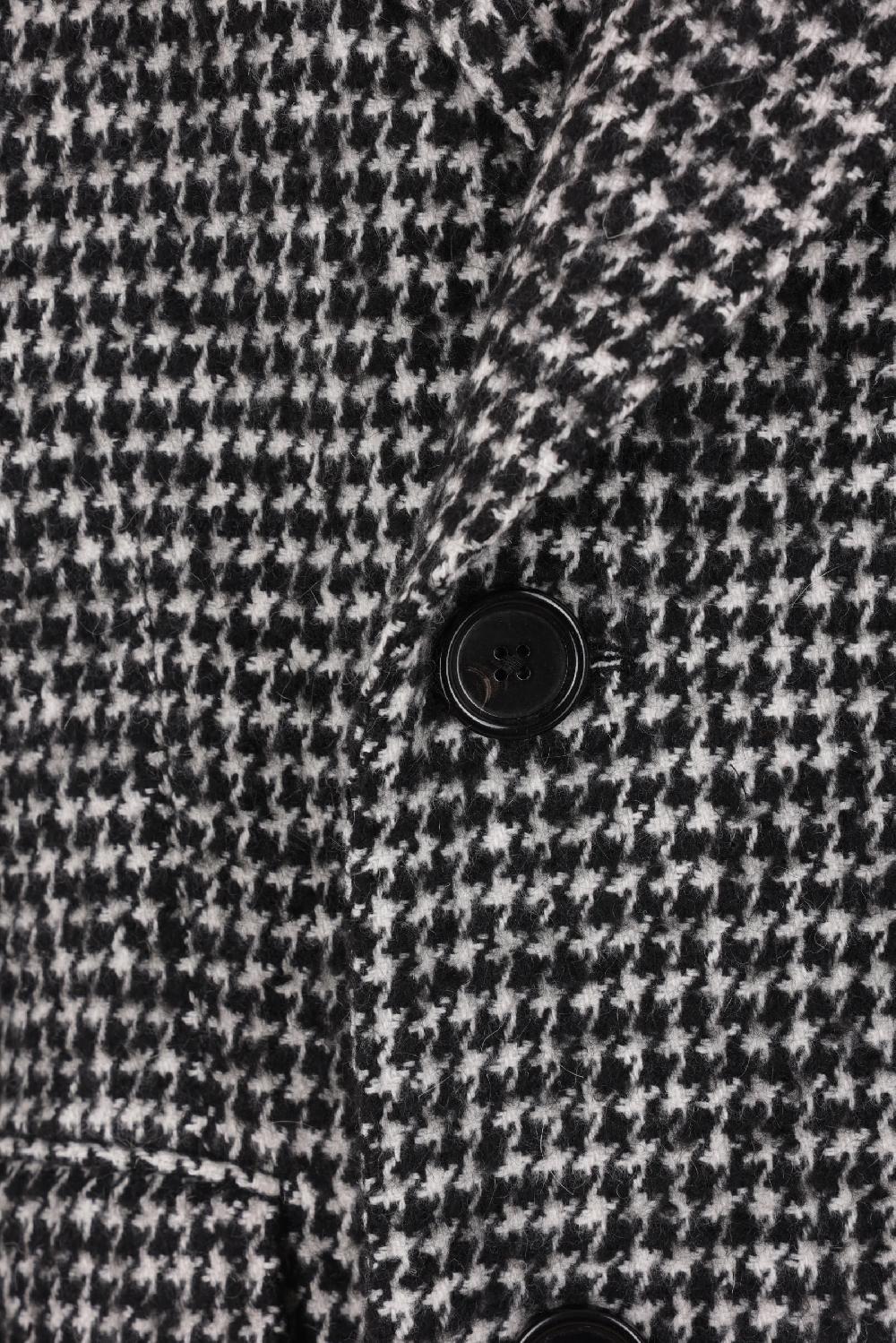 DOLCE & GABBANA Cappotto Doppiopetto In Misto Lana Pied-de-poule