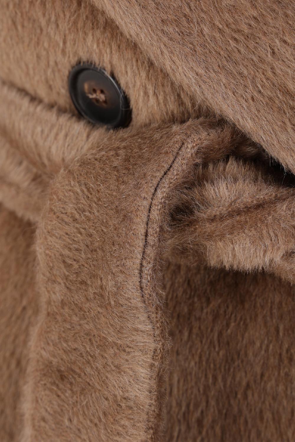 'S MAX MARA Cappotto Eliana In Lana E Alpaca Con Cappuccio