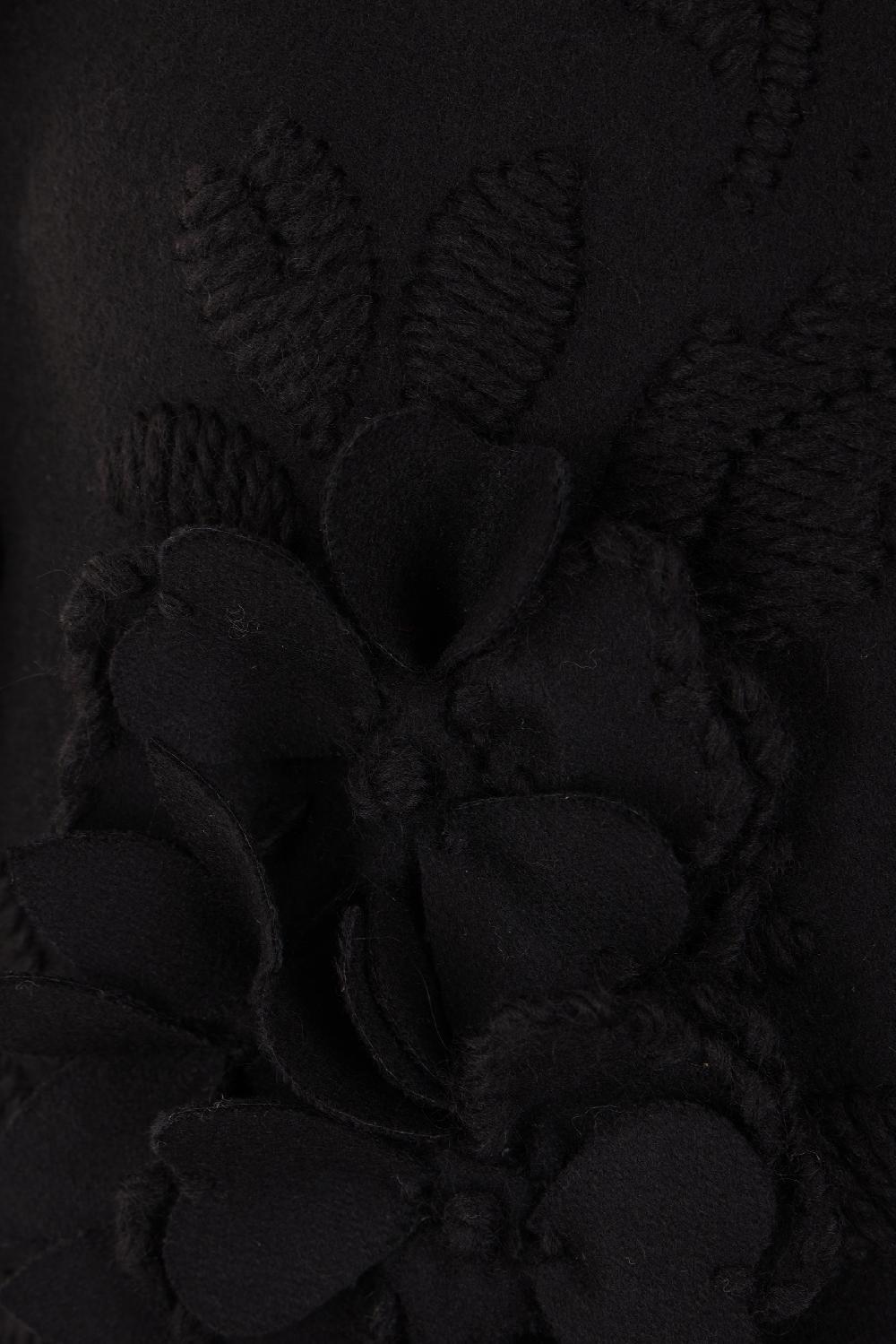 ERMANNO SCERVINO Cappotto In Panno Di Lana Con Ricamo Floreale