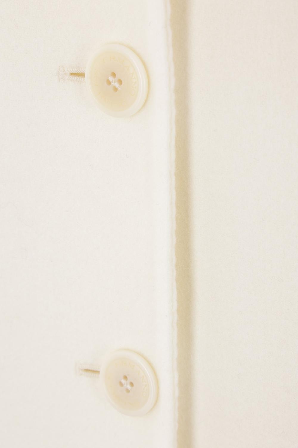 ERMANNO SCERVINO Cappotto In Panno Di Lana Con Ricamo Floreale