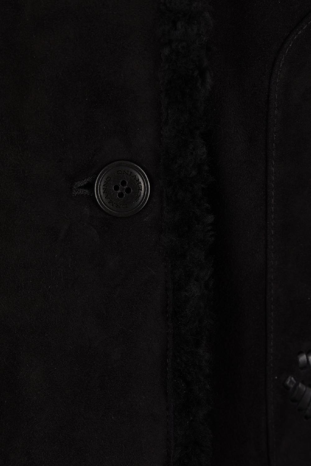 ERMANNO SCERVINO Cappotto In Shearling Con Ricami E Pelliccia