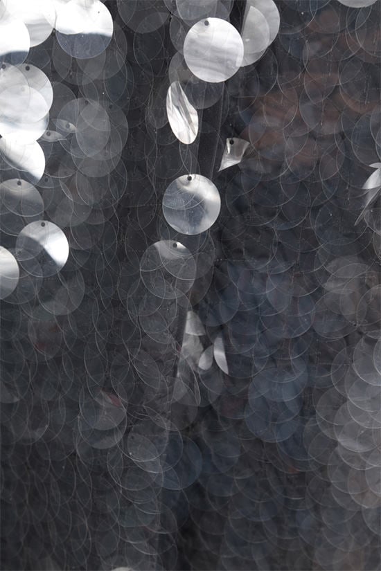 PRADA Cappotto In Tessuto Tecnico Decorato Con Paillettes