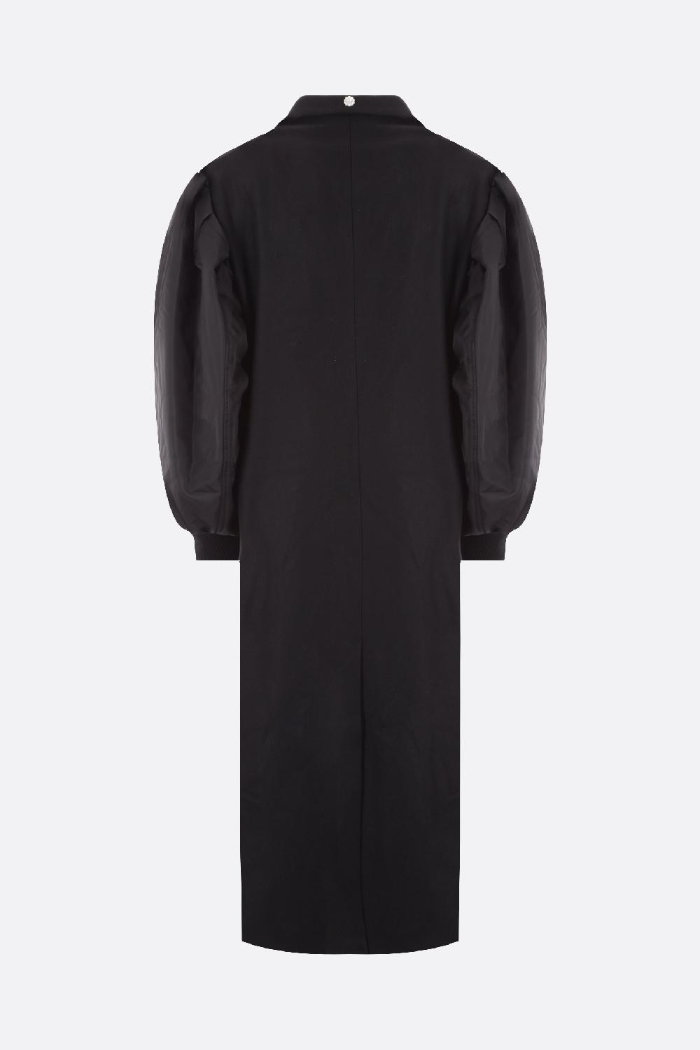 SIMONE ROCHA Cappotto Monopetto In Misto Lana E Nylon