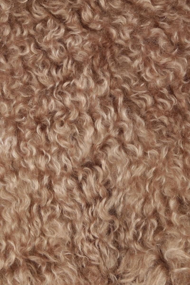 BECAGLI Cappotto Monopetto Oversize In Pelliccia Di Misto Mohair